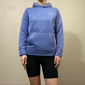 Like-new periwinkle Puma hoodie